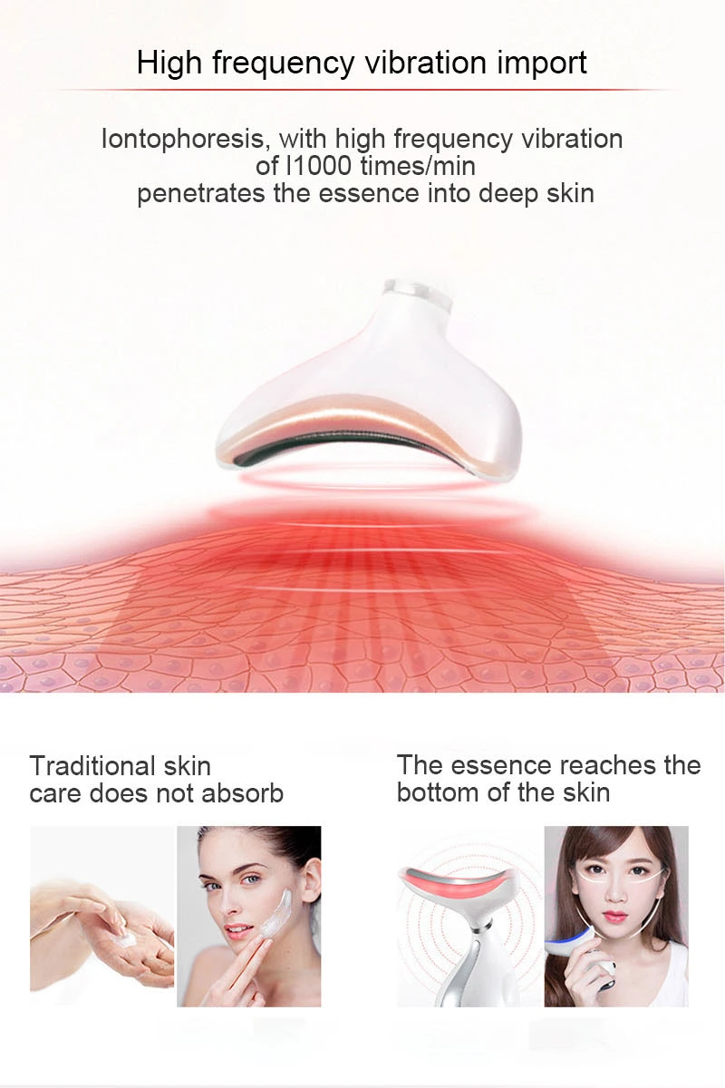 Facial Massager Neck Anti-Wrinkle Household Beauty Instrument