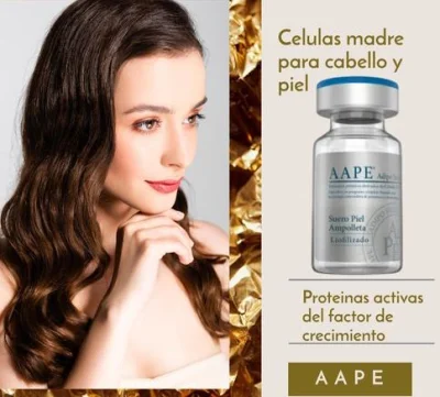 Eficiente Aape Anti Pérdida de cabello para mujeres y hombres Cuidado de la pérdida de cabello Reparación del crecimiento del cabello Tratamiento de células madre para el crecimiento del cabello Prevención de la pérdida de cabello Antiarrugas para la piel