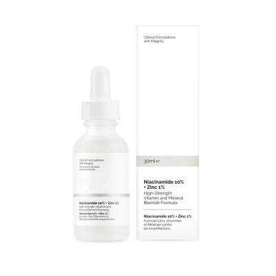 en Stock Niacinamide 10%+Zinc 1% High Mineral Serum Líquido Flayer de Blanqueamiento Hidratante Reducción de Poros